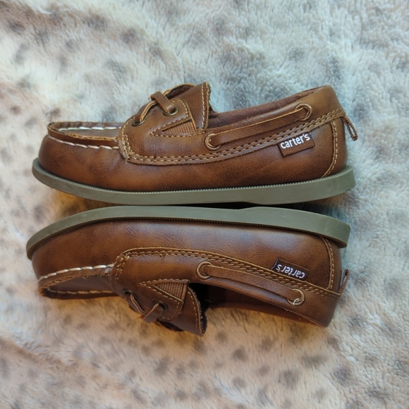 Carter's brown toddler boat shoes - Picture 5 of 5